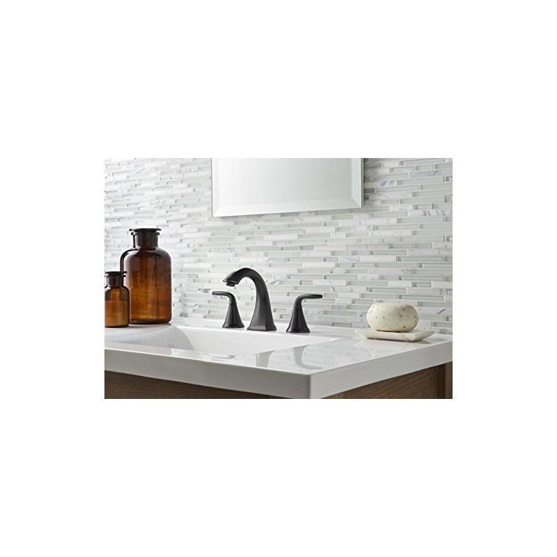 Pfister Pasadena Bathroom Sink Faucet, 8-Inch Widespread, 2-Handle, 3-Hole, Tuscan