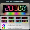 JoFomp 17.3" Large Digital Wall Clock, LED Digital Clock Large