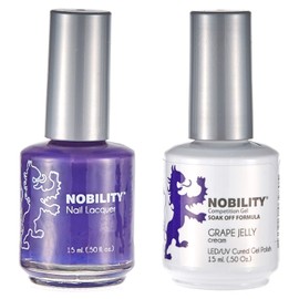 LeChat Nobility – Gel Polish & Nail Lacquer Set - Collection 3 (Grape Jelly NBCS162)