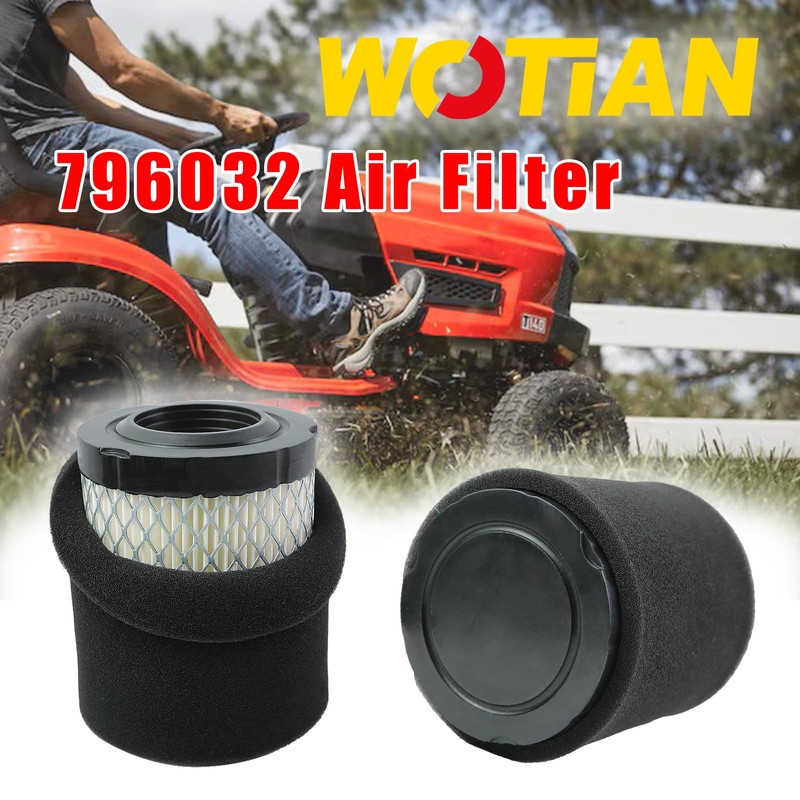 WOTIAN 2pcs 796032 591583 Air Cleaner Filter Compatible with BS