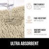 GORILLA GRIP Bath Rug Mat 44x26, Thick Soft Absorbent Chenille,