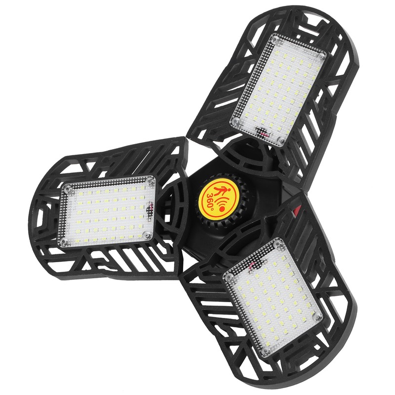 E27/E26/B22 LED Folding Garage Light 60W Radar Light Sensation Deformable