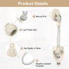 sourcing map 4Set Bungee Kit, Universal Sun Shade Replacement Parts,