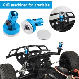 Hobbypark Alloy Magnetic Stealth Invisible Body Post Mount Shell for Drift RC Touring Car (Pack of 4)