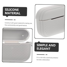 jojofuny 2pcs Pure Color Earbud Cover for Lightweight Protective Sleeve Anti-Scratch Dirt-Resistant Case Fit for Wireless Earphones Convenient Carrying Design