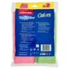 Vileda Colors Floors in Microfibre Cloths, Set of 2, Green/Pink,