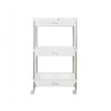 Ferrus mobile multi-purpose shelf 3-stage (white)