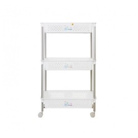 Ferrus mobile multi-purpose shelf 3-stage (white)