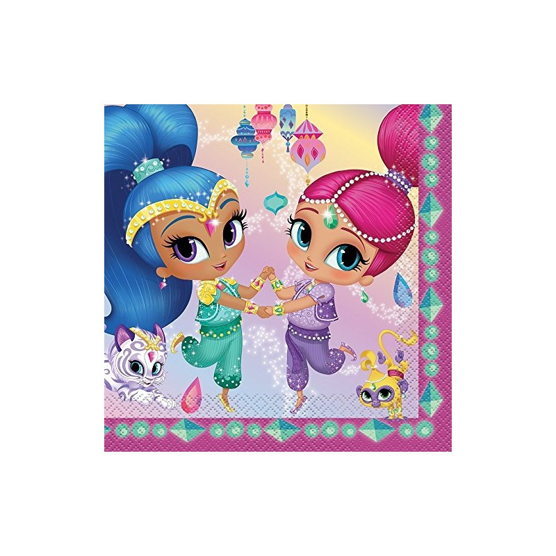 Unique Shimmer and Shine Luncheon Paper Napkins - 6.5" x
