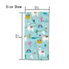 HGOD DESIGNS Alpaca Hand Towels, Cartoon Cute Llama Alpaca Cactuses