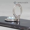 [2 Packs] Gemstones Glitter Bling Bling Phone Ring Holder, Sparkle