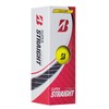 Bridgestone Super Straight Golf Balls, 2023 Model, 12 Balls, Yellow