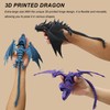 LehuoMaker 3D Printed Dragon with Wings, Fidget Dragon Toys, 3D