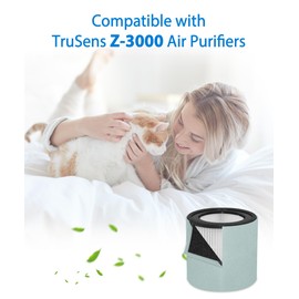 Facecool Replacement Filter Compatible with TruSens Z-3000 Air Purifier, 3-in-1 Filtration High-efficiency Activated carbon Pre-Filter, with 1 HEPA Filter + 4 Carbon Filters + 4 Pre-Filters (Large)