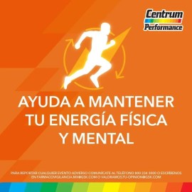 Multivitamínico Caja Con 30 Tabletas Performance Centrum