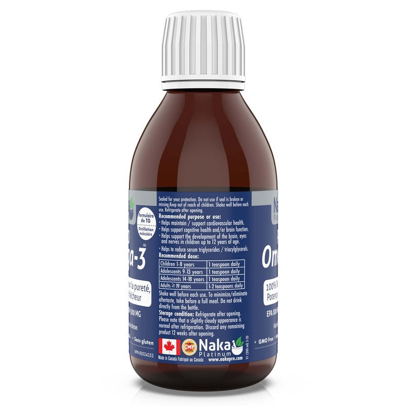 Naka Platinum PRO Omega-3 1550 mg 800 EPA 500 DHA