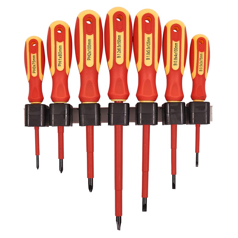Amtech L0650 7 Piece VDE Electrical Screwdriver Set, Tested Up