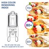 Caldarax 12 Pack G9 25W Halogen Bulbs 230V Dimmable, 2800K