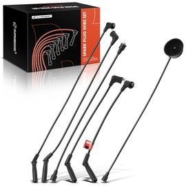 A-Premium - 6 cables de bujía compatibles con Honda Accord 1986-1989 2.0L, Prelude 1983 1.8L, Prelude 1985-1987 2.0L, reemplazo# 32722PC6660