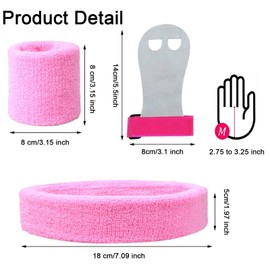 ANNTHOR Juego de Muñequeras de Gimnasia para Niñas y jóvenes, Muñequeras de Gimnasia para Niñas, Barra de Protección de la Palma de la Mano, Accesorios Deportivos para Entrenamiento y Ejercicio