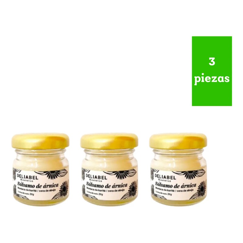 Bálsamo Corporal Árnica, Karité, Cera De Abeja 20g, 3pzas
