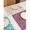 NORMAK Large Size, Stylish Damask Pattern, Water Absorbent, Quick Drying,