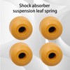 YananAC 4 Pieces Buffer Spring Stop Buffer Suspension Leaf Rubber