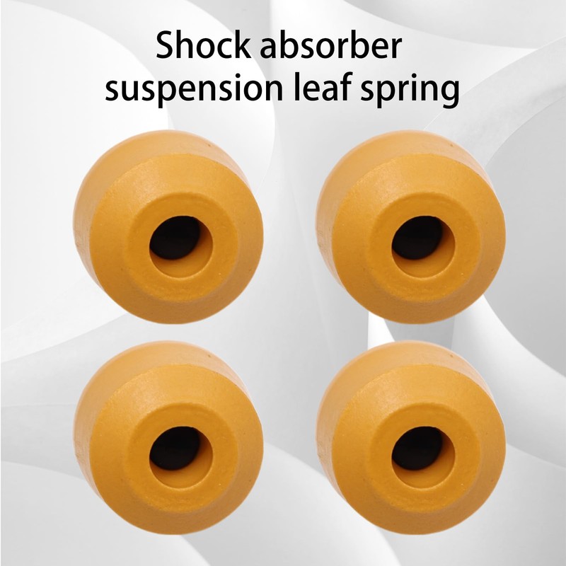 YananAC 4 Pieces Buffer Spring Stop Buffer Suspension Leaf Rubber