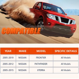 12pc Front End Suspension Kit for Nissan Xterra Frontier Pathfinder, 2 Upper Control Arms, 2 Lower Ball Joints, PU Bushing, Cold Forging Process, Original Specification