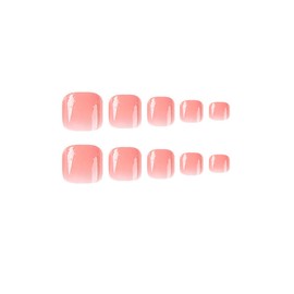 AkiliBIELY Bare Press on Toenails for Women Cute Fantasy Toe Nail Press ons Acrylic Full Cover Toe Press on Nails Classy Aesthetic Trendy Press on Toe Nails for Wedding Birthday