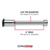 TOWSMART Steel Barrel Style Trailer Hitch Lock, 5/8 in. Diameter