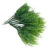 12pcs Artificial Plants Greenery Simulation Plants Fern Wort Fake Grass