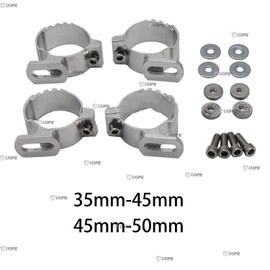 Adjustable Quarter Fairing Fork Clamp Mount Kit, Gauntlet Headlight Fairing Bracket 39mm 41mm 45mm 49mm Fork Fits Harley 883 1200 (35mm-45mm)