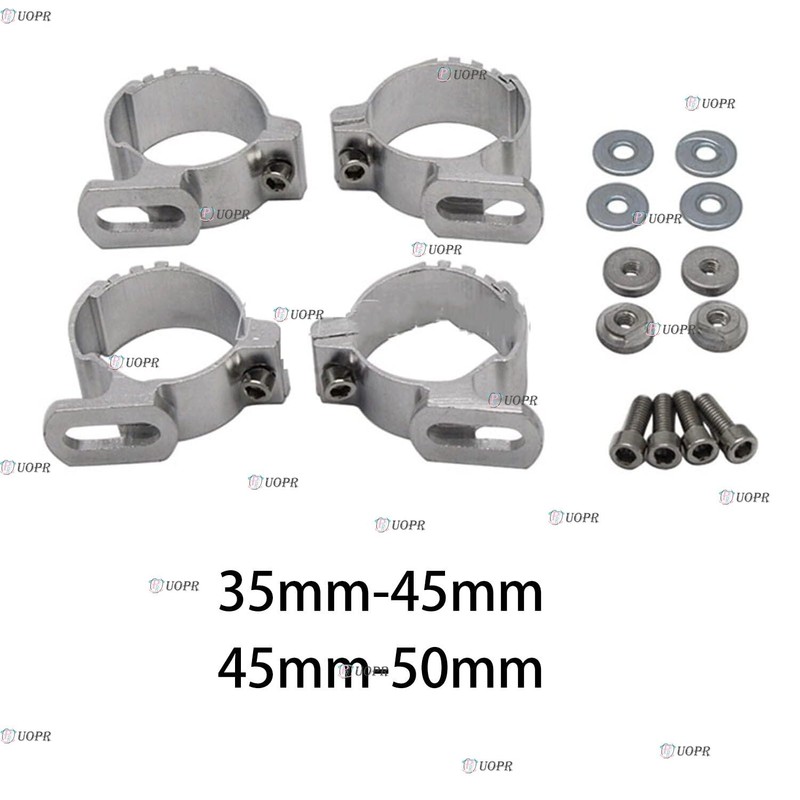 Adjustable Quarter Fairing Fork Clamp Mount Kit, Gauntlet Headlight Fairing