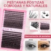 804 Kit Pestañas Maquillaje Completo Diy Extension 9-18mm