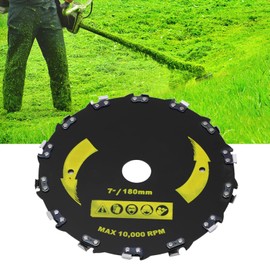 Stump Grinder, Grinder Blades, Circular Saw Blade Alloy Steel Angle Grinder Grinding Shaping Attachment Wood Carving Disc Circular Chainsaw Wheel for Wood Plastic Carving Shaping (7in