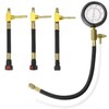 QWORK Universal Fuel Pressure Test Kit, Dual Scale Gauge (0-7