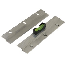 Heavy Duty Picture & Mirror Hanger Z Bar French Cleat 6"/150mm + Easy Level