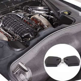 car-king888 ABS Carbon Fiber For Corvette C8 Car Rear Strut Shock Tower Cover Trim 2020-2024