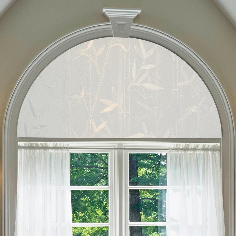 Autotech Park Precut Custom Arched Window Film, Bamboo Design, up