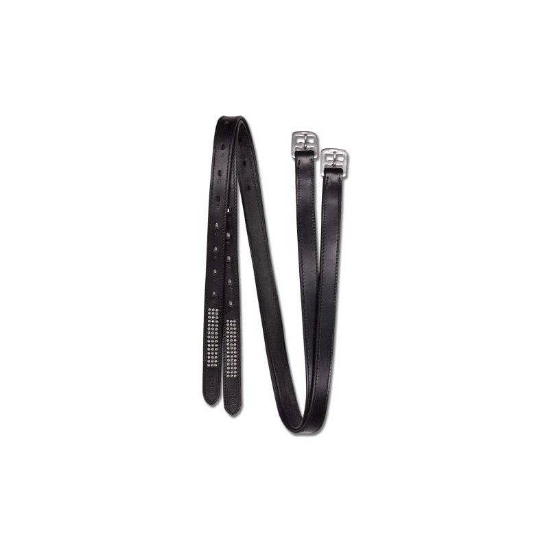 WALDHAUSEN Star Silverstar Stirrup Leathers 140 cm Black