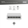 DIGITUS Desktop Modular Patch Panel Shielded 8 Port Light Grey