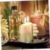 FUTUREORYY Glass Hurricane Candle Holder 4x4 Inch Windproof Candle Sleeve