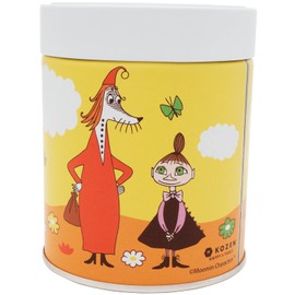 Kozen Honten Moomin Seasoned Seaweed 8 Cuts, 48 Sheets, 2 Cans Set