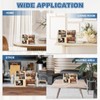 PATIKIL 5 Tier Acrylic Card Display Stand, Portable Postcard Rack