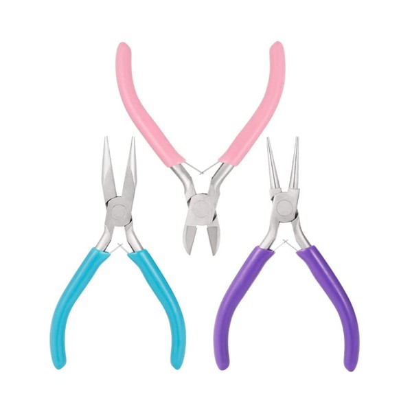 Handicraft Pliers Set of 3 Pliers Set, High Carbon Steel,