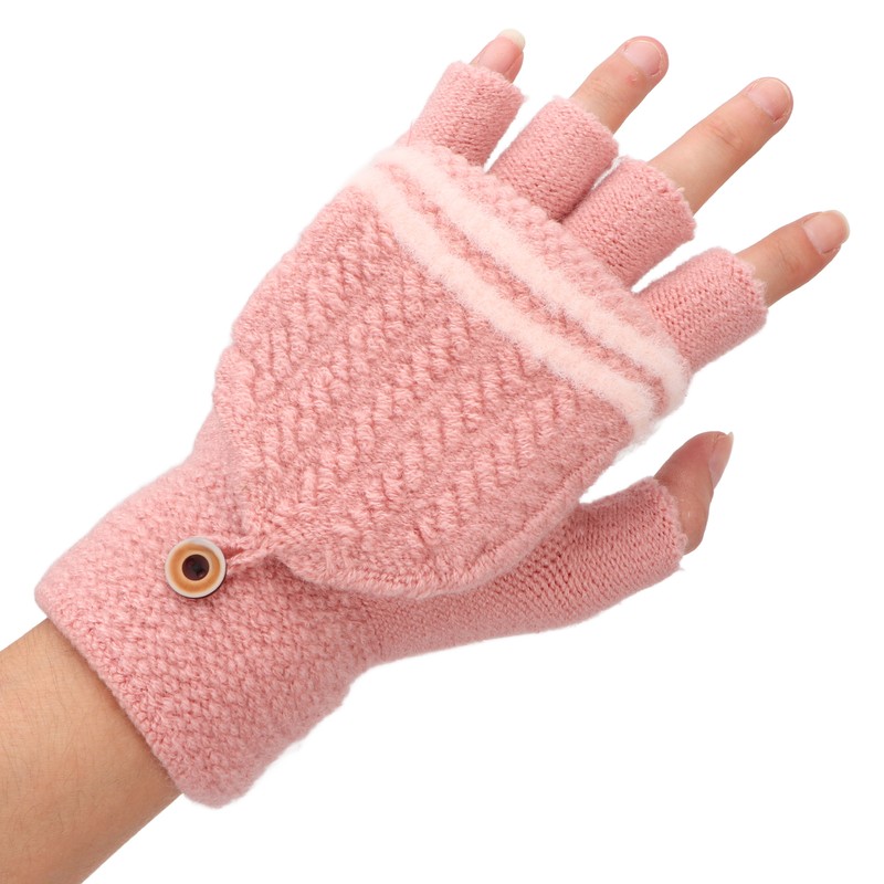 Heated Mitten Gloves Double Sided Heating Promote Blood Circulation USB