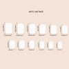 24 Pcs Fall Press on Nails Short Square Shaped Fake