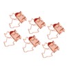 100Pcs Binder Clips Hollow Penguin Shape Sturdy Metal Small Binder