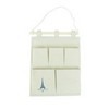 Wall-mounted storage pocket 5 compartments Wall-mounted pocket Hanging storage 2ea